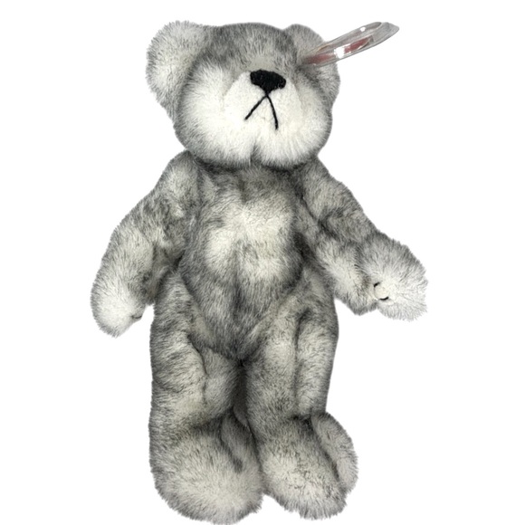 Ty 1993 Fairbanks Land of the Midnight Sun 9” White & Grey Bear With Sweater - Picture 7 of 11